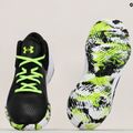 Under Armour Jet '21 pantofi de baschet pentru bărbați negru și alb 3024260 11
