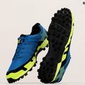 Pantofi de alergare pentru bărbați Inov-8 Mudclaw 300 albastru/galben 000770-BLYW 19