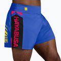 Pantaloni scurți de antrenament pentru bărbați Hayabusa Icon Kickboxing blue/yellow 2