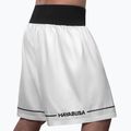 Pantaloni scurți de antrenament Hayabusa Pro Boxing white 3