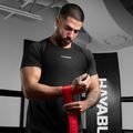 Bandaje de box Hayabusa Deluxe Jacquard Handwraps 450 cm red 4