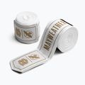 Învelișuri de box Hayabusa Mayweather Stretch Hand Wraps 450 cm white/gold