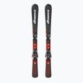 Schiuri de coborâre pentru copii + legături Nordica Team JR (100-140) + J4.5 FDT black/red