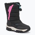 Ghete de zăpadă pentru copii Geox Himalaya ABX black / fuchsia