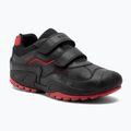 Încălțăminte junior Geox New Savage black/red