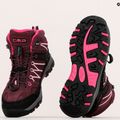 CMP cizme de trekking pentru copii Rigel Mid Wp maroon 3Q12944/05HM 13
