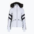 Geacă de schi pentru femei CMP 35W0246 Zip Hood Synthetic Fur bianco