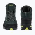 Bocanci de trekking pentru bărbați CMP Rigel Mid Wp trek green/apple 11