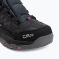 Încălțăminte de trekking pentru copii CMP Kiruna Mid Fitgo Fleece Wp antracite/festival 7