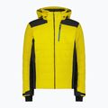 Geacă de schi pentru bărbați CMP 35W0127 Zip Hood gold green