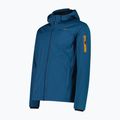 Geacă softshell pentru bărbați CMP 39A5027 Zip Hood petroleum 3