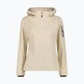 Geacă softshell pentru femei CMP 39A5016 Zip Hood cream
