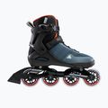 Role pentru bărbați Rollerblade Sirio 80 orion blue/spicy orange 2
