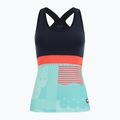 Santini Scia Optic tricou de ciclism pentru femei negru-albastru 2S63GLLSCIAOPTIACS