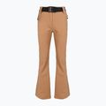 Pantaloni de schi pentru femei EA7 Emporio Armani Pure Softshell Waisted mocha mousse