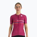 Sportful Vélodrome tricou de ciclism pentru femei roz 1121032.543