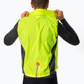 Vestă de ciclism pentru bărbați Castelli Squadra Stretch electric lime/dark gray 4
