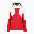 Geacă de schi pentru femei Dainese Zives Aerosense-Dry lily white/racing red