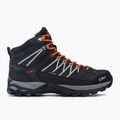 CMP Rigel Mid pentru bărbați CMP Rigel Mid gri-portocaliu cizme de trekking 3Q12947 2
