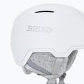 Cască de schi Briko Yuki matte shiny white/silver 7