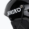 Cască de schi Briko Slalom Epp 2.0 shiny black/white 9