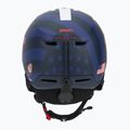 Cască de schi Briko Aran USA matt tangaroa blue/biscay blue/cardinal red/white 4