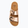 Șlapi de damă Scholl Montery 2 Straps Ad Med rose/gold 5