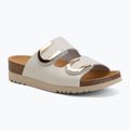 Șlapi de damă Scholl Montery 2 Straps Ad Med off white