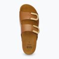 Șlapi de damă Scholl Montery 2 Straps Ad Med cognac 4