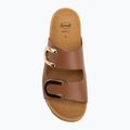 Șlapi de damă Scholl Montery 2 Straps Ad Med cognac 5