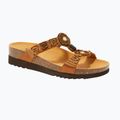 Șlapi de damă Scholl New Bogota Wedge Med cognac/multi