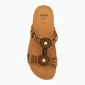 Șlapi de damă Scholl New Bogota Wedge Med cognac/multi 5