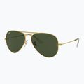 Ochelari de soare Ray-Ban Aviator Classic arista gold/green g-15 4