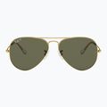 Ochelari de soare Ray-Ban Aviator Classic arista gold/green g-15 polarized 2