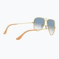 Ochelari de soare Ray-Ban Aviator Classic arista gold/light blue 6