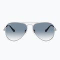 Ochelari de soare Ray-Ban Aviator Classic silver/light blue 2