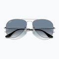 Ochelari de soare Ray-Ban Aviator Classic silver/light blue 3