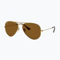 Ochelari de soare Ray-Ban Aviator Classic arista gold/brown polarized 4