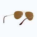 Ochelari de soare Ray-Ban Aviator Classic arista gold/brown polarized 6