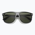 Ochelari de soare Ray-Ban Boyfriend black/dark green polarized 3