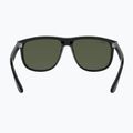 Ochelari de soare Ray-Ban Boyfriend black/dark green polarized 5