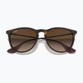 Ochelari de soare Ray-Ban Erika Classic matt havana/brown 3