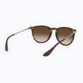 Ochelari de soare Ray-Ban Erika Classic matt havana/brown 6