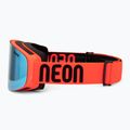 Ochelari de schi Neon Light red/mirror steel 4