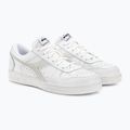 Diadora Magic Basket Magic Basket Low Icona piele alb / alb pantofi 4