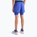 Pantaloni scurți de alergare pentru bărbați Diadora Double Layer Bermuda Be One albastru DD-102.179162-60050 2