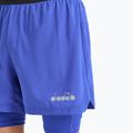 Pantaloni scurți de alergare pentru bărbați Diadora Double Layer Bermuda Be One albastru DD-102.179162-60050 4