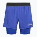 Pantaloni scurți de alergare pentru bărbați Diadora Double Layer Bermuda Be One albastru DD-102.179162-60050 6