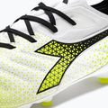 Ghete de fotbal Diadora Brasil Elite Tech GR LPX pentru bărbați, alb/negru/galben-fluo 15