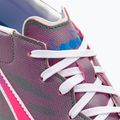 Ghete de fotbal pentru bărbați Diadora Brasil Elite Veloce GR TFR alb/roz fluo/albastru fluo 8